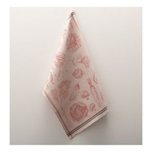 Virtuves dvielis VEG 50x70 red