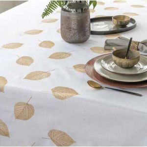 BELMONTE galdauts 170x170 white/amber 70% kokvilna 30% poliesters 