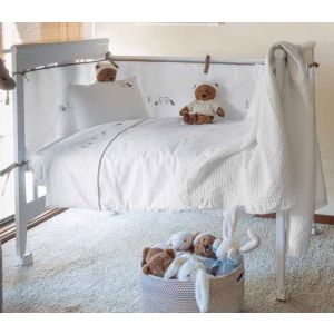 Segas pārvalks mazuļiem BENJAMIN 80x120 100% organiskās kokvilnas perkals 200TC