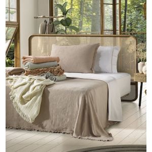 LACE STONE gultas pārklājs 240x260 100% kokvilna