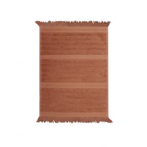 NATURAL Frotē dvielis 33x50 tijoto ķēģeļ 100% organiskā kokvilna