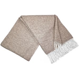 Pleds FARO D brown 140x200 90% merino vilna, 10% kašmirs