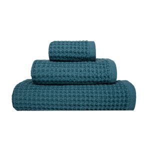 FAVO vafeļ dvielis 80x150 deep baltic