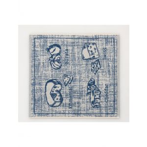Virtuves frotē dvielis CHEESE 50x50 blue