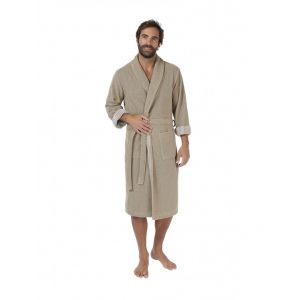 Halāts EFFIENCE STRIPES XXL izmērs DRAK BEIGE