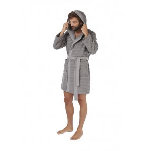 Halāts ar kapuci SWELL XL izmērs GREY