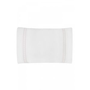 Mazuļu spilvendrāna IRIS 30x40 white/pink