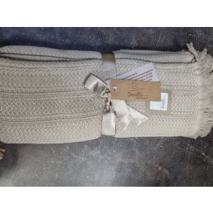 Pleds LACE 130x170 STONE 100% kokvilna stonewashed