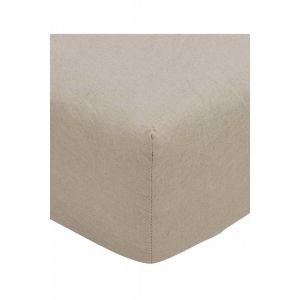 Lina kokvilnas palags ar gumiju 200x200x35 flax