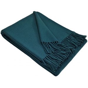 Pleds LUGANO green moss 140x200  100% merino vilna
