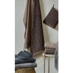 Frotē dvieļi OSAKA grey (tumši pelēki) 100% kokvilna 500g/kvm