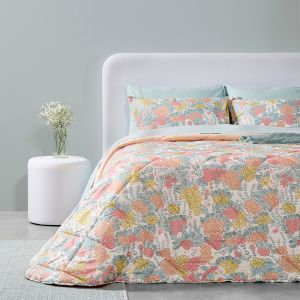 PEACEFULL gultas pārklājs 250x270 + 2 spilveni 50x70