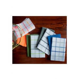 Virtuves dvieļi PURE Squares LIN 50x70 rūtiņu 70% kokvilna 30% lins
