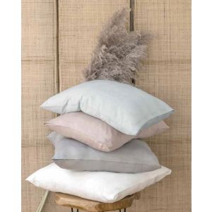 TRIBRECA spilvendrāna 50x75 PINK  Washed sateen 100% kokvilna