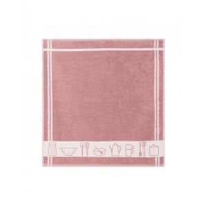 Virtuves frotē dvielis TERRY 50x50 rosa 100% kokvilna 440g/kvm