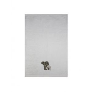 Frotē dvielis ANIMALS 33x50 silver ELEFANT