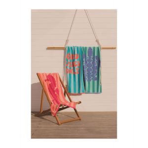 Pludmales frotē dvielis BEACH 75x150 ORANGE