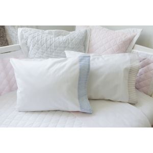 Seersucker bērnu dek.spilvendrāna 40x40 grey 100% organiskā kokvilna