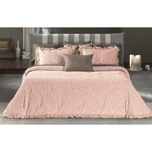 Pārklājs ZEFĪRS  200x270 + spilvendrana 40x60 ROSA 100% kokvilna